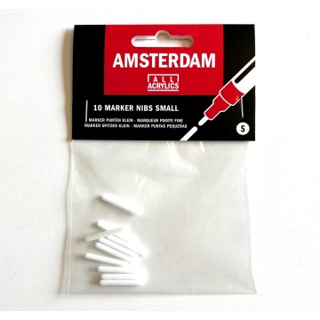 10 marker tips, small, til akrylmarker 1-2 mm